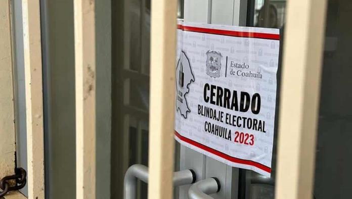 Se mantienen blindajes electorales en espacios públicos de la región