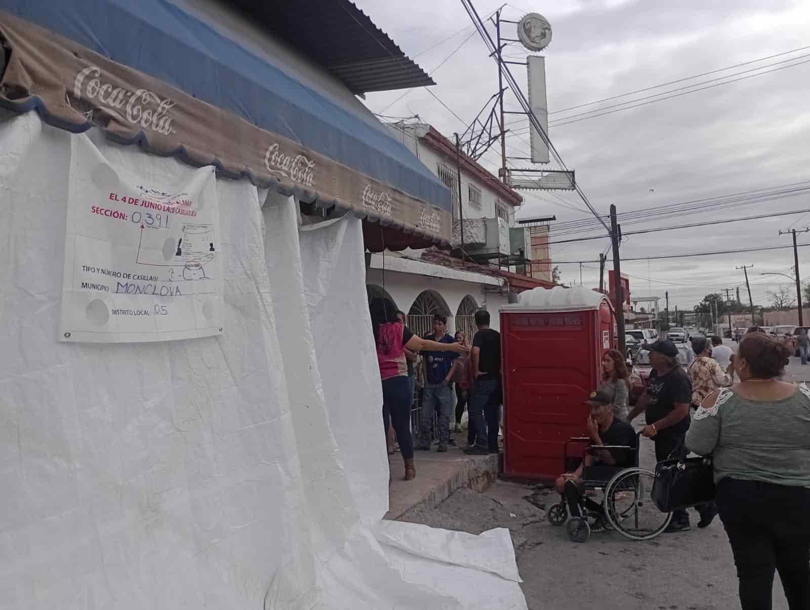 Monclovenses salieron a votar