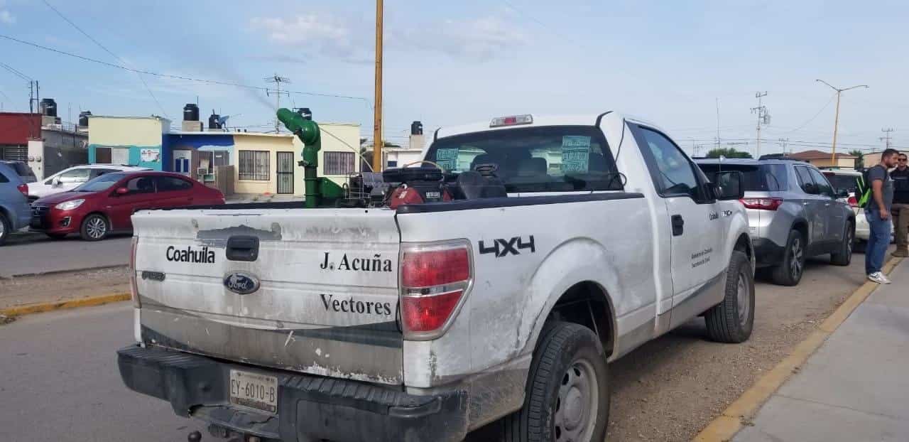 Adelantan fumigación contra mosquito vector