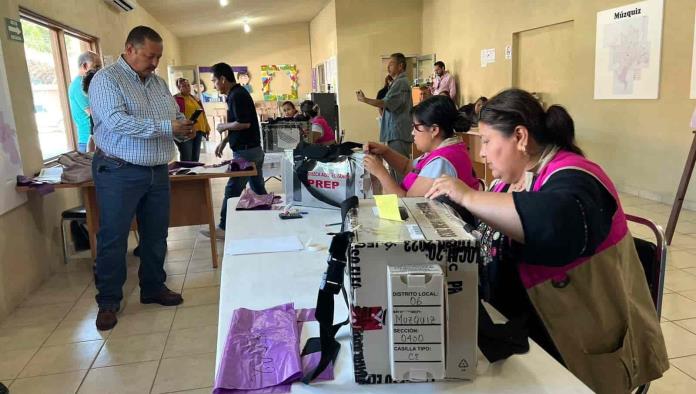 Contabilizan 45 casillas de elección