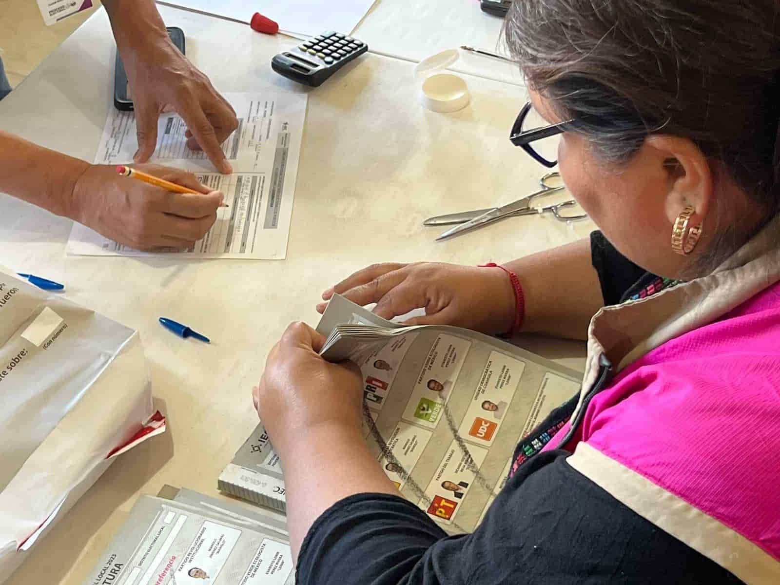 Contabilizan 45 casillas de elección