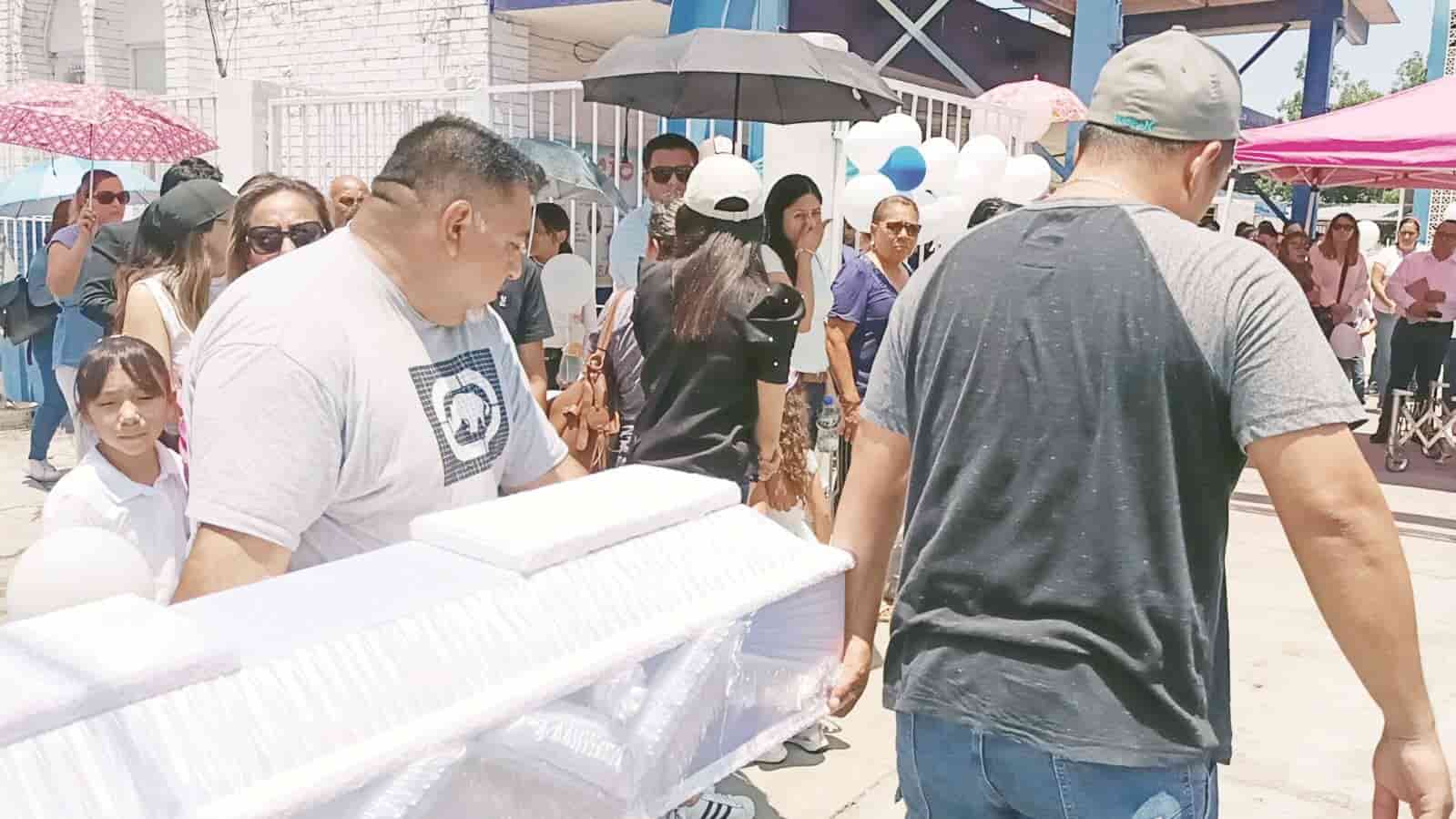 Triste despedida a Diego 