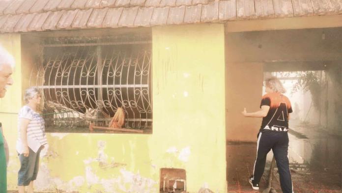 Arde vivienda en Múzquiz