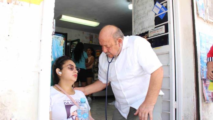 Atendió alcalde golpe de calor