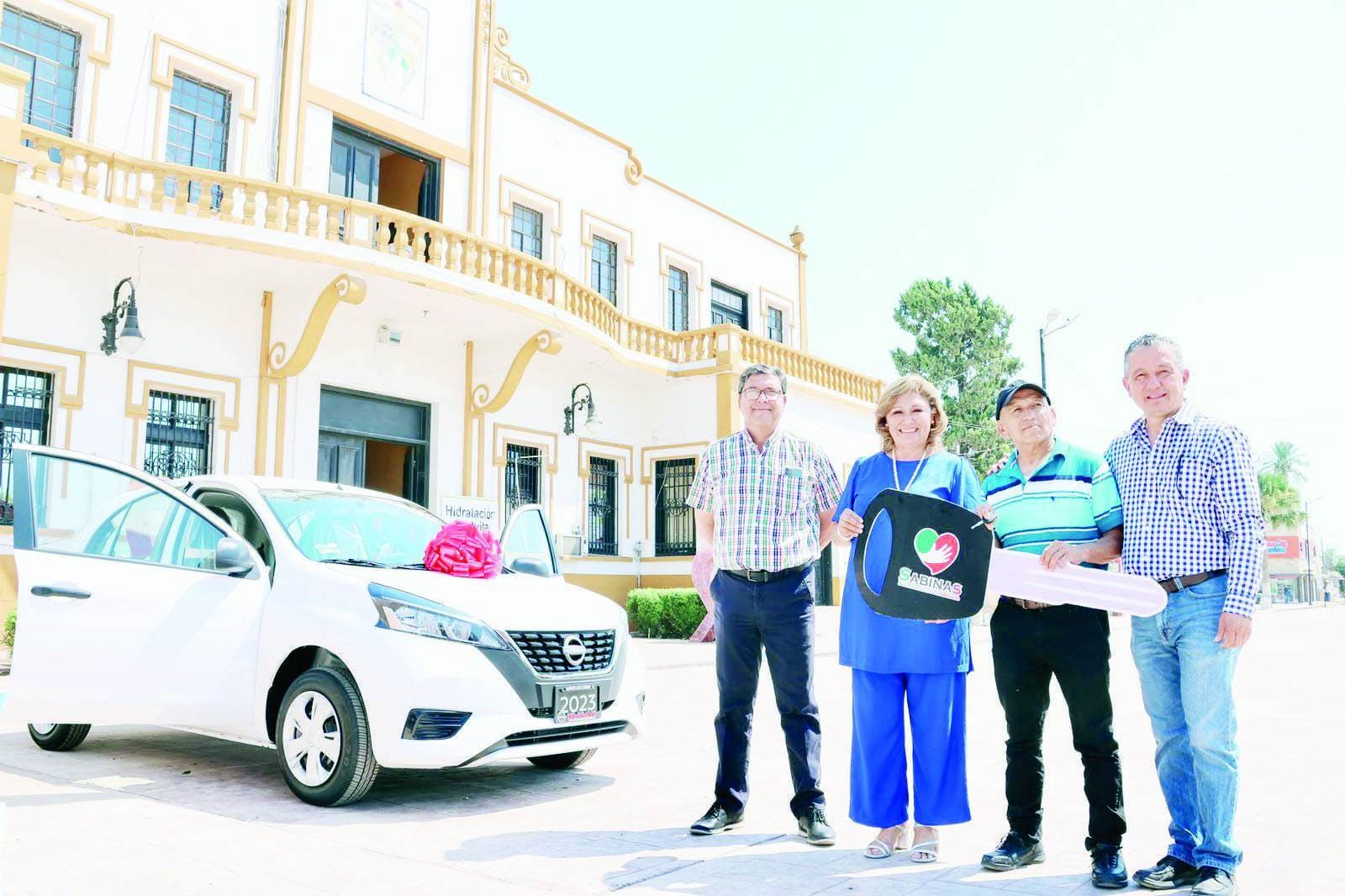 Entrega Sabinas flamante auto