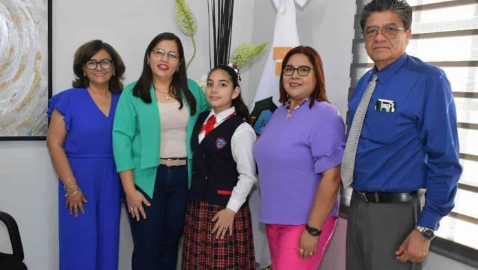 Joven estudiante Navense destaca en olimpiada estatal