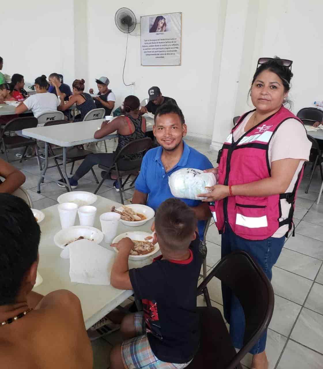 Agradecen migrantes a Frontera