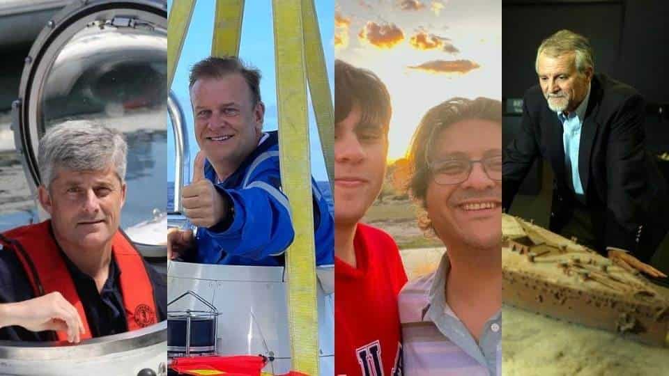 ¿Quiénes son los 5 tripulantes del submarino perdido que buscaba llegar al Titanic?