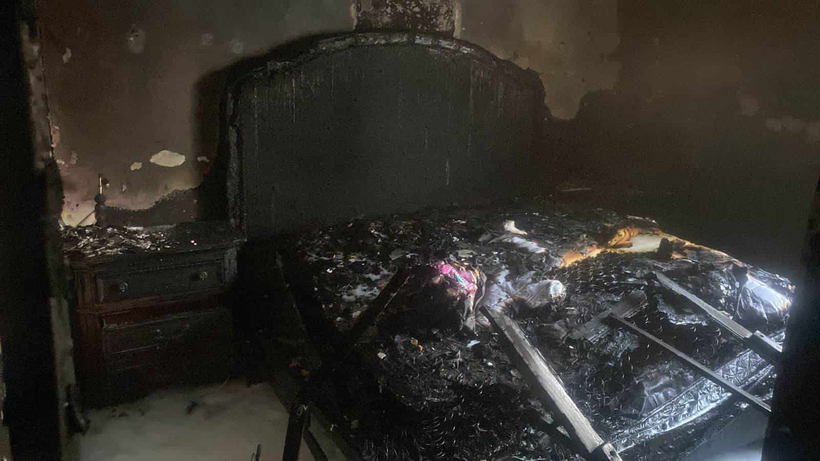 Se incendia casa al norte de Allende