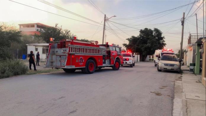 Se incendia casa al norte de Allende