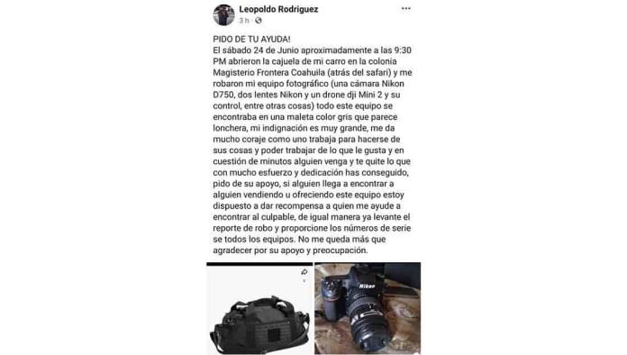 De la cajuela