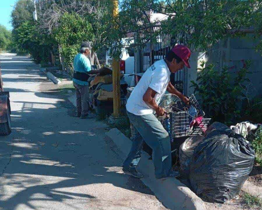 Avanzan acciones de descacharrización en diversos sectores de Allende.