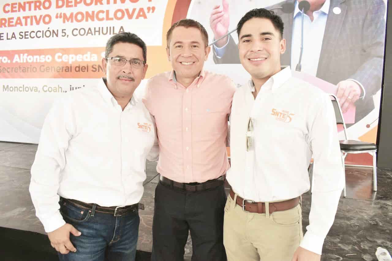 Acompaña Hugo a líderes sindicales