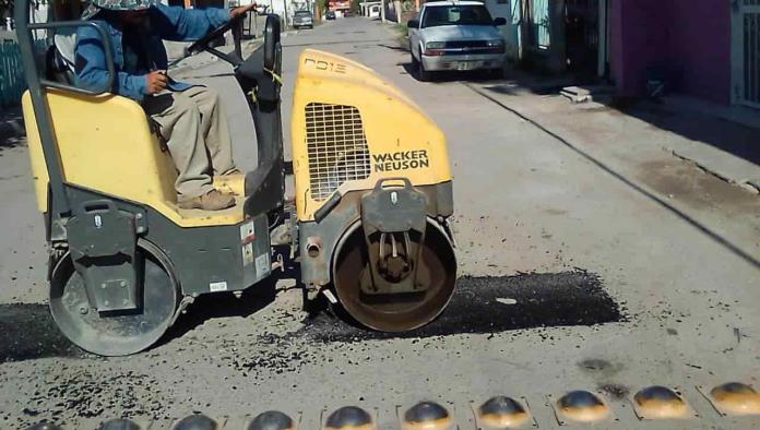 Realizan acciones de bacheo