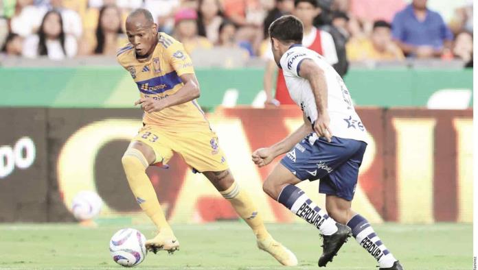 Tigres rescata empate ante Puebla en tiempo de compensación