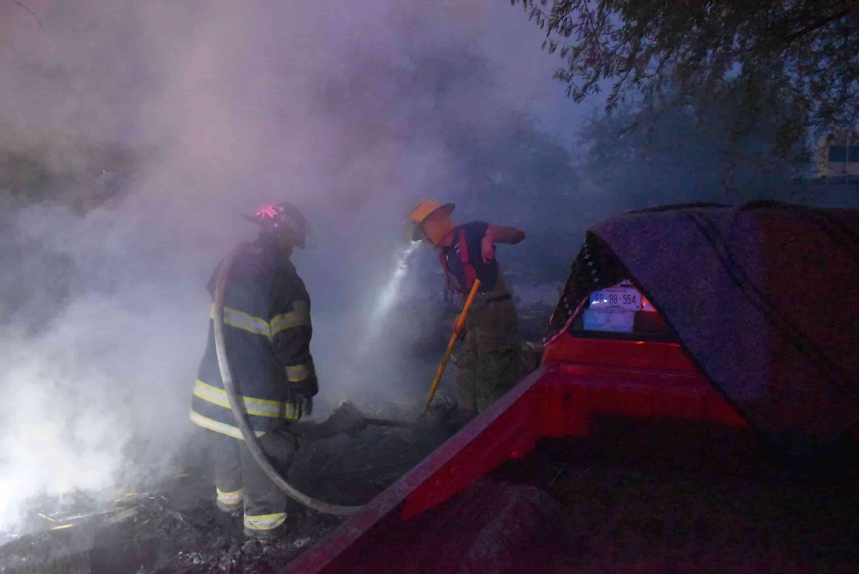 Incendian vivienda en la 21 de Marzo