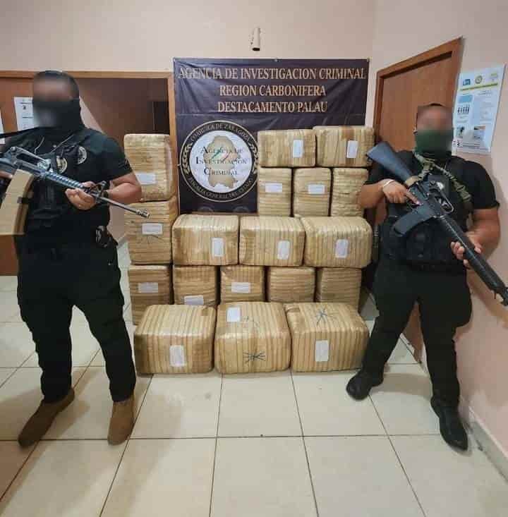 Decomisan 200 kgs. de marihuana