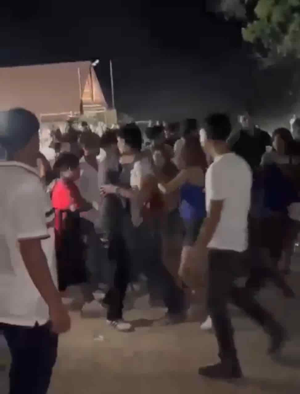 Joven apuñalado en riña campal de fiesta