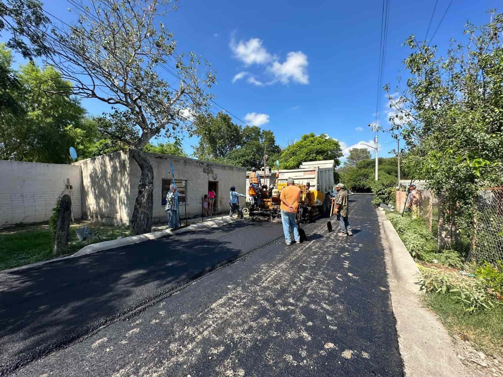 Pavimentan privada San José de Allende