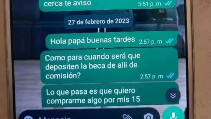 Padre le roba a su hija el dinero de su beca y la bloquea para no devolverlo