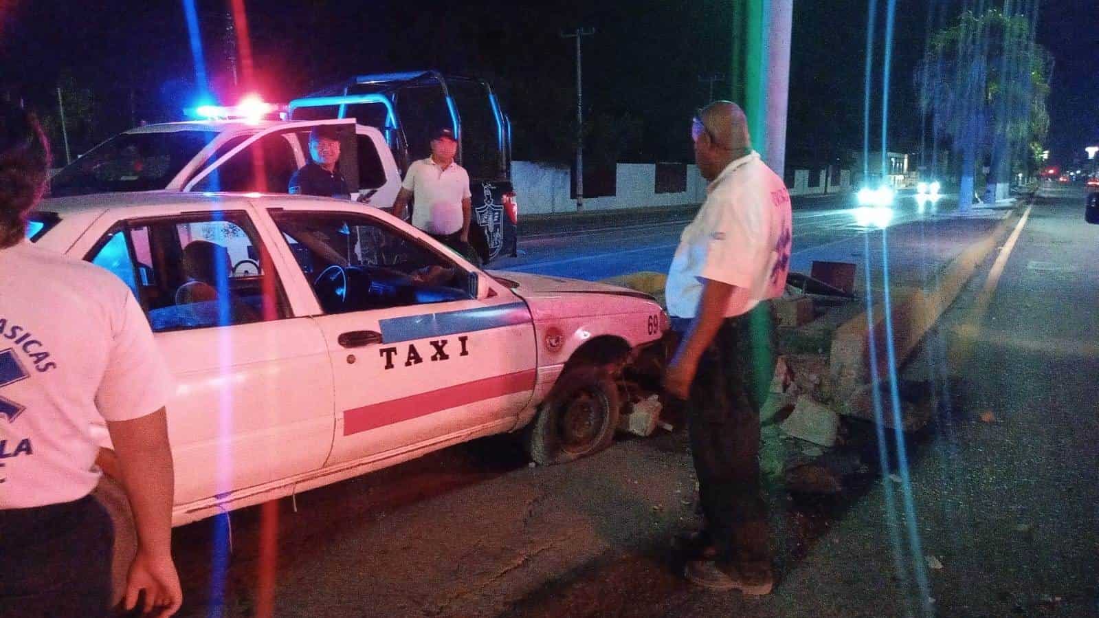 Estrella taxi en camellón