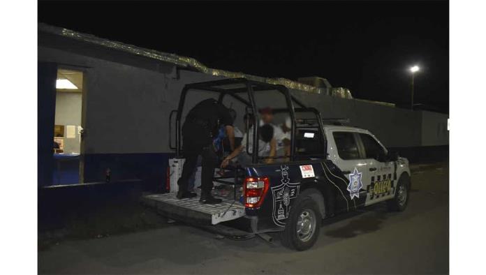 6 detenidos riña campal en Colinas