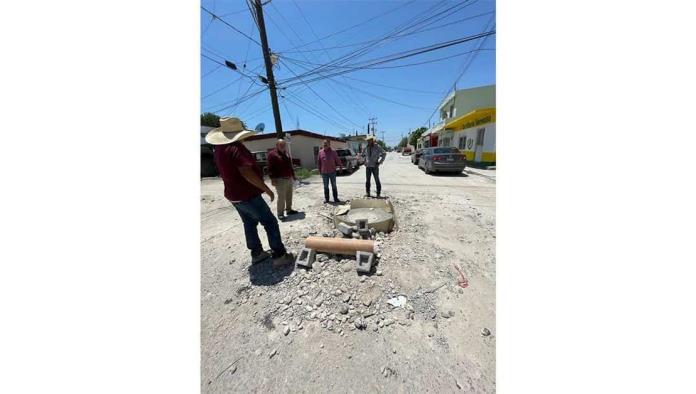 Supervisa Alcalde obra de drenaje 