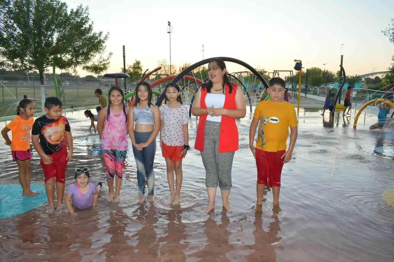 Abren parque acuático público para niños de Nava