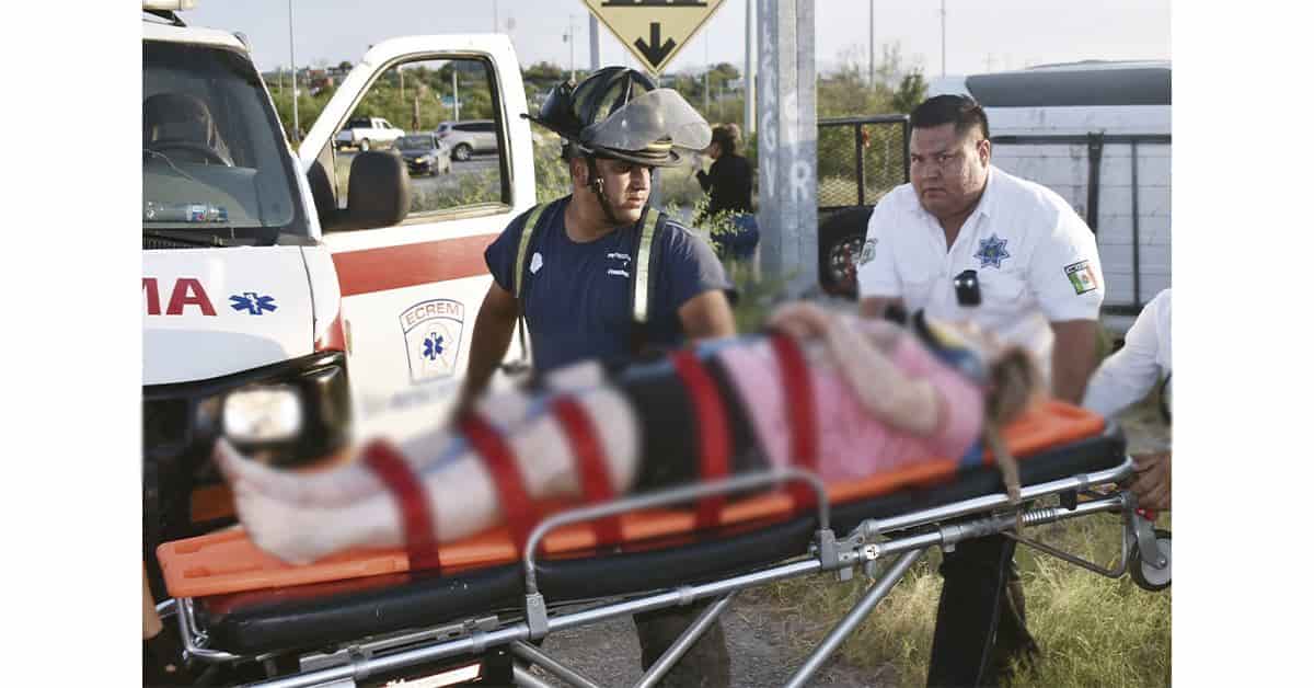 7 heridos en volcadura