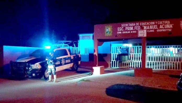 Despliegan operativo para vigilar escuelas