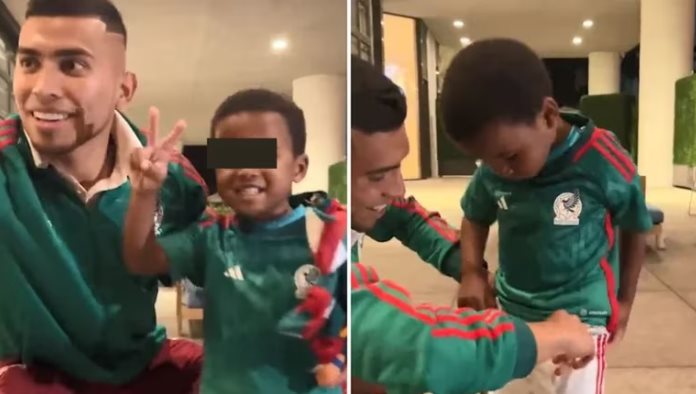 El tricolor se encuentra con Xavian; El niño etíope que quiere ser mexicano