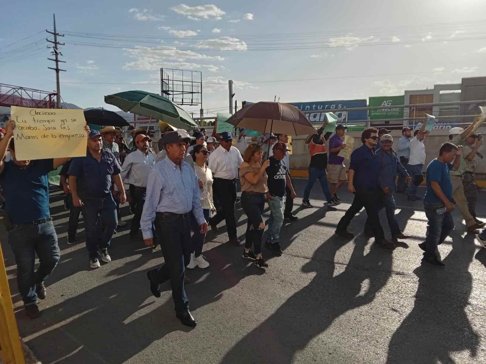 Apoya Piña la marcha obrera