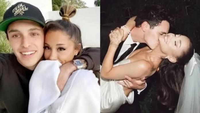 Aseguran que el divorcio de Ariana Grande fue por su vestido de novia