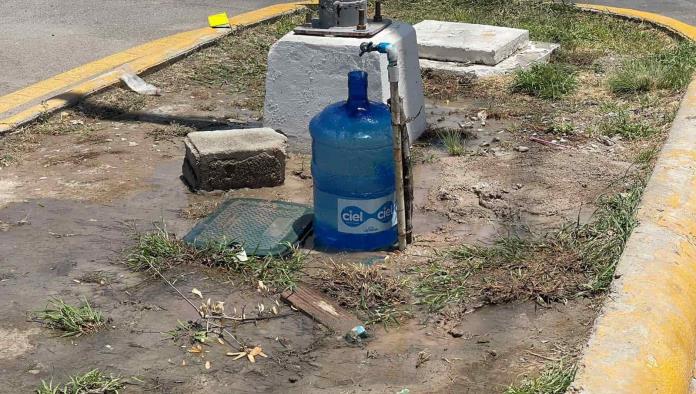 Sin acceso al agua más de 11 sectores