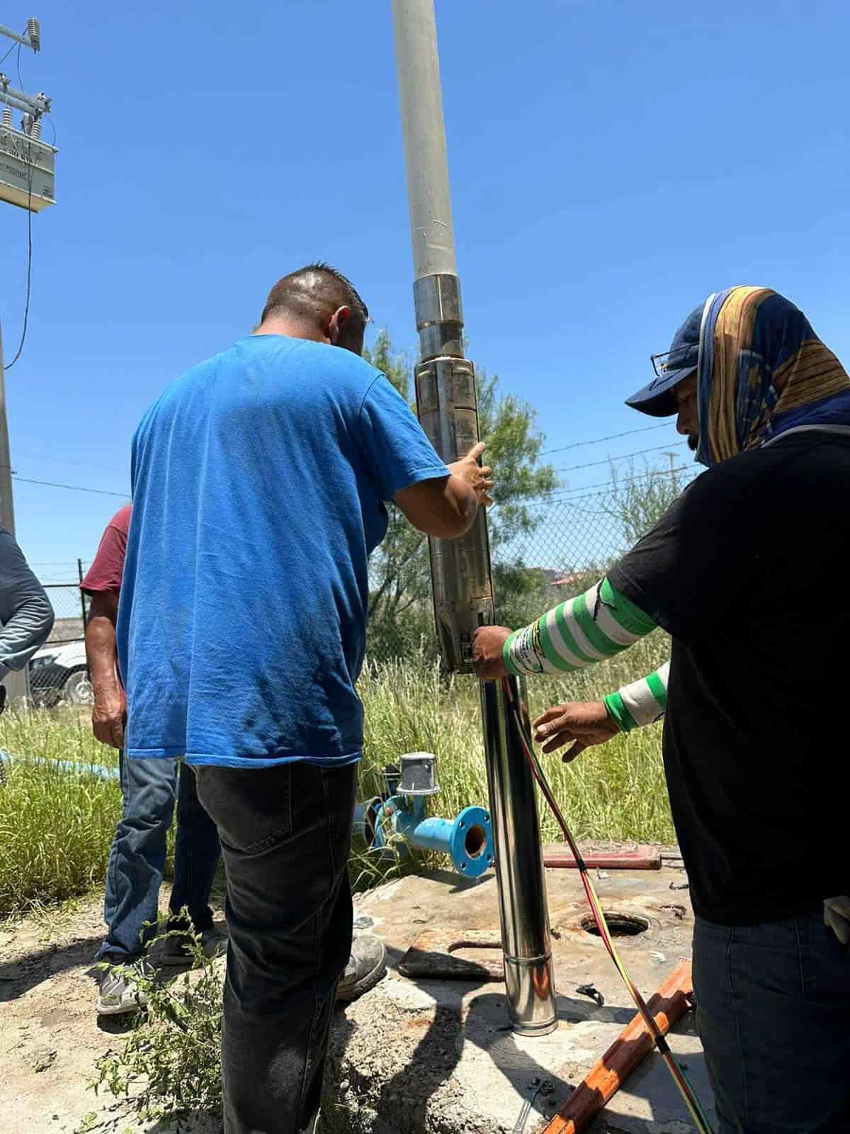 Cambian bomba en delegación Carranza