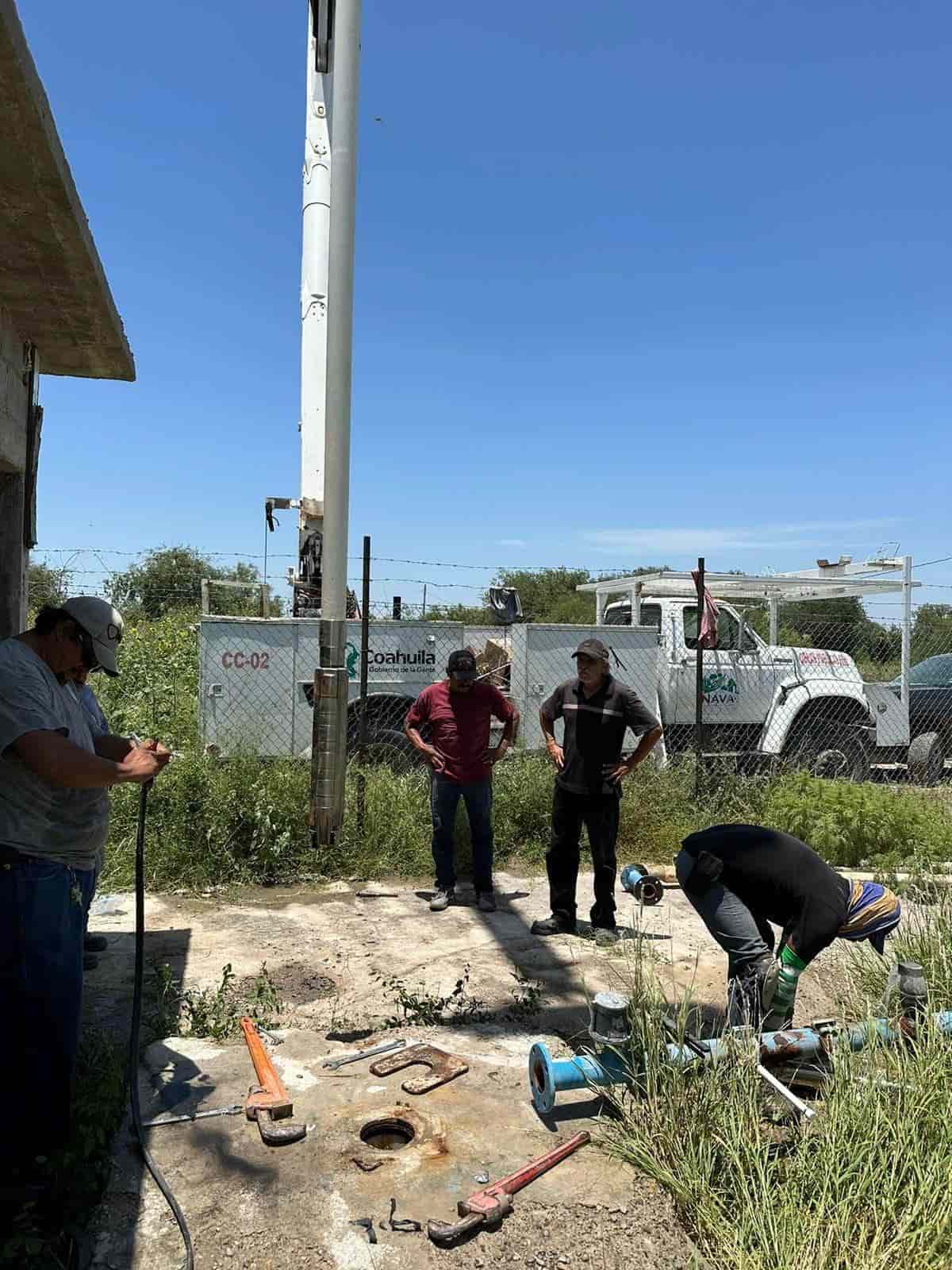 Cambian bomba en delegación Carranza