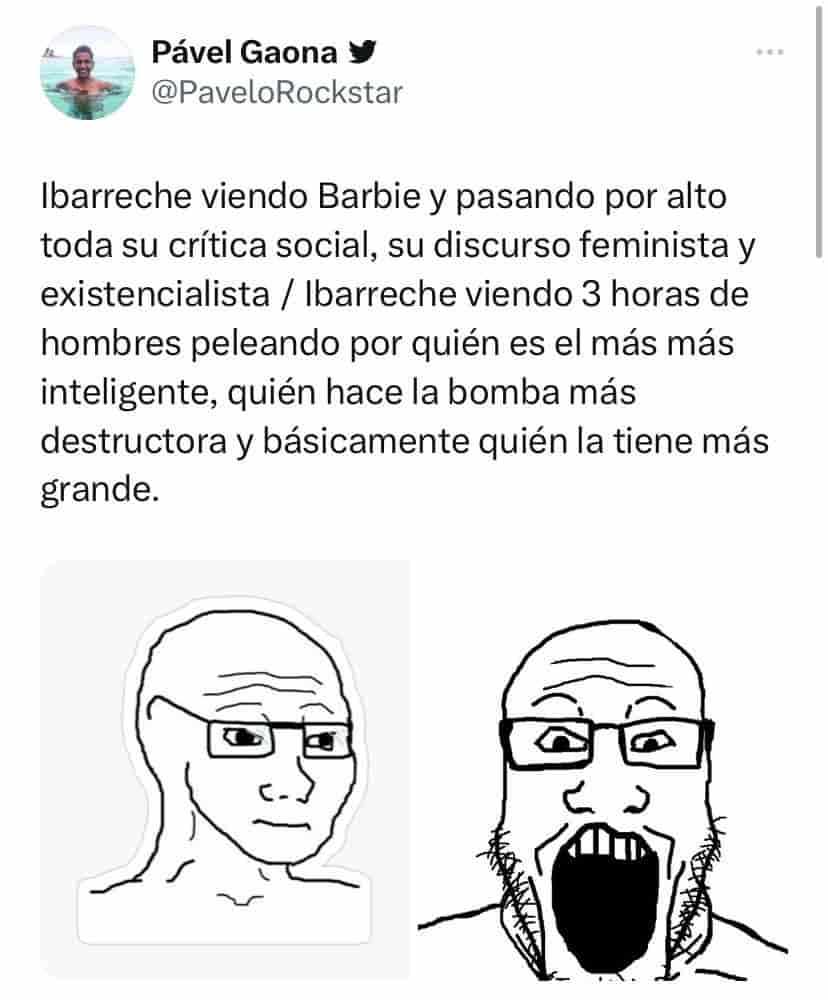 ¡Javier Ibarreche causa polémica tras reseña de Barbie!