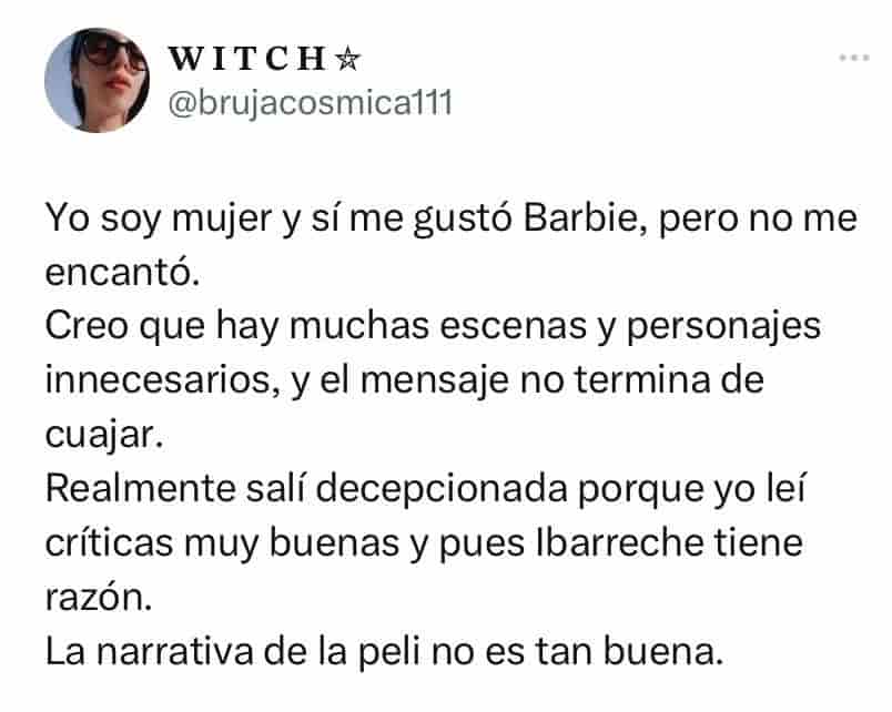 ¡Javier Ibarreche causa polémica tras reseña de Barbie!