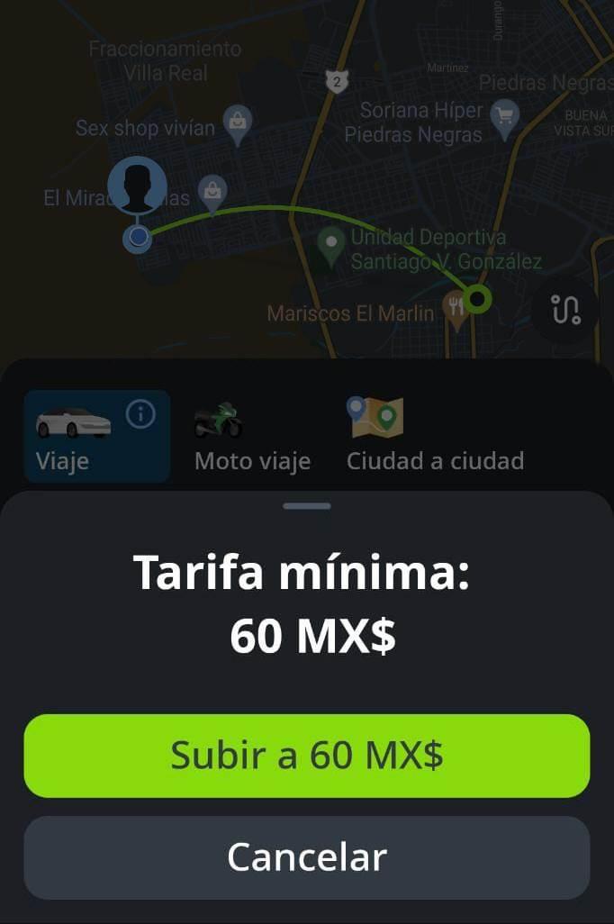 Vuelve transporte por aplicaciones 