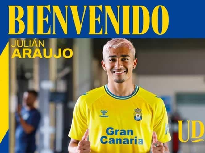 Mexicano Julián Araujo pasa del Barcelona a Las Palmas