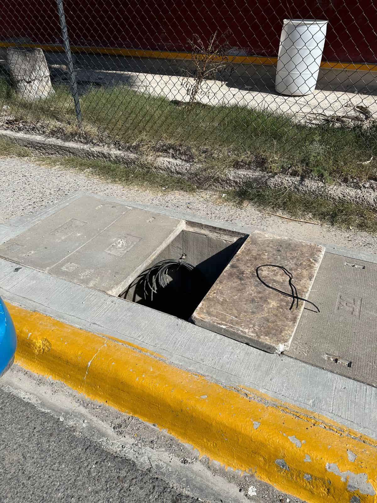 Vandalizan cableado de Telmex