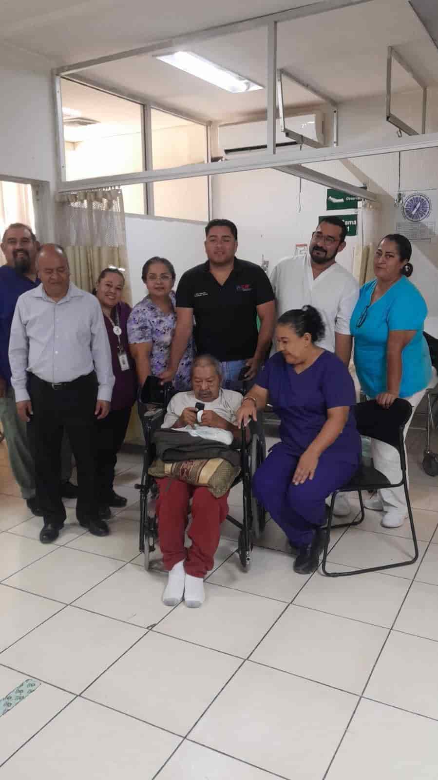 Sobrinos rechazan a abuelito