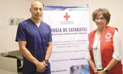 Invita Cruz Roja a cirugía de cataratas