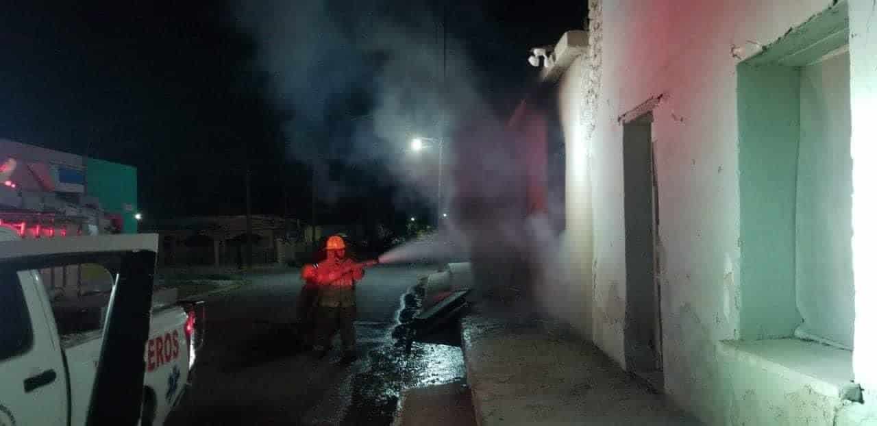 Arde vivienda en Allende