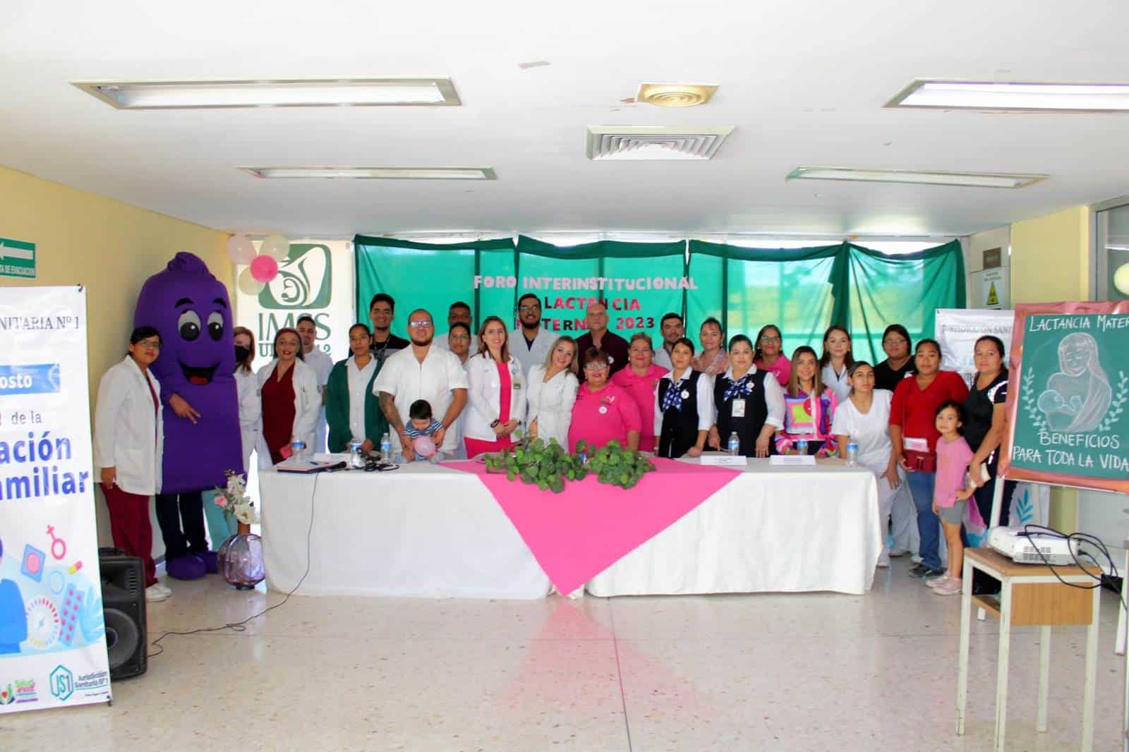 Conmemoran semana de la lactancia materna 