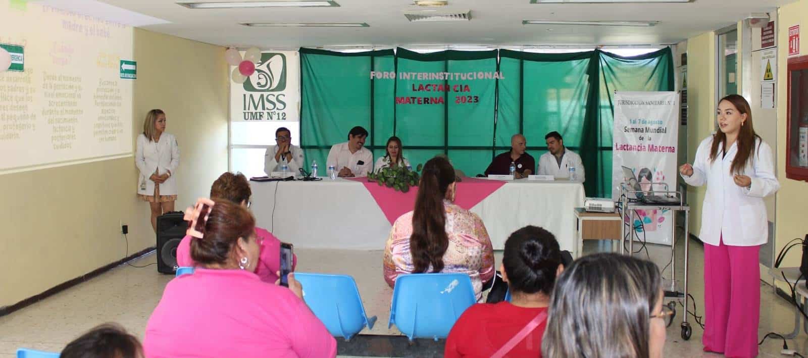 Conmemoran semana de la lactancia materna 