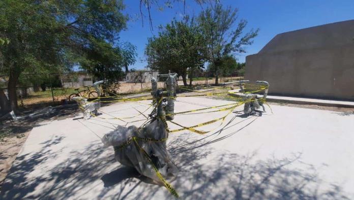 Al 95% plaza del Ejido La Cruz