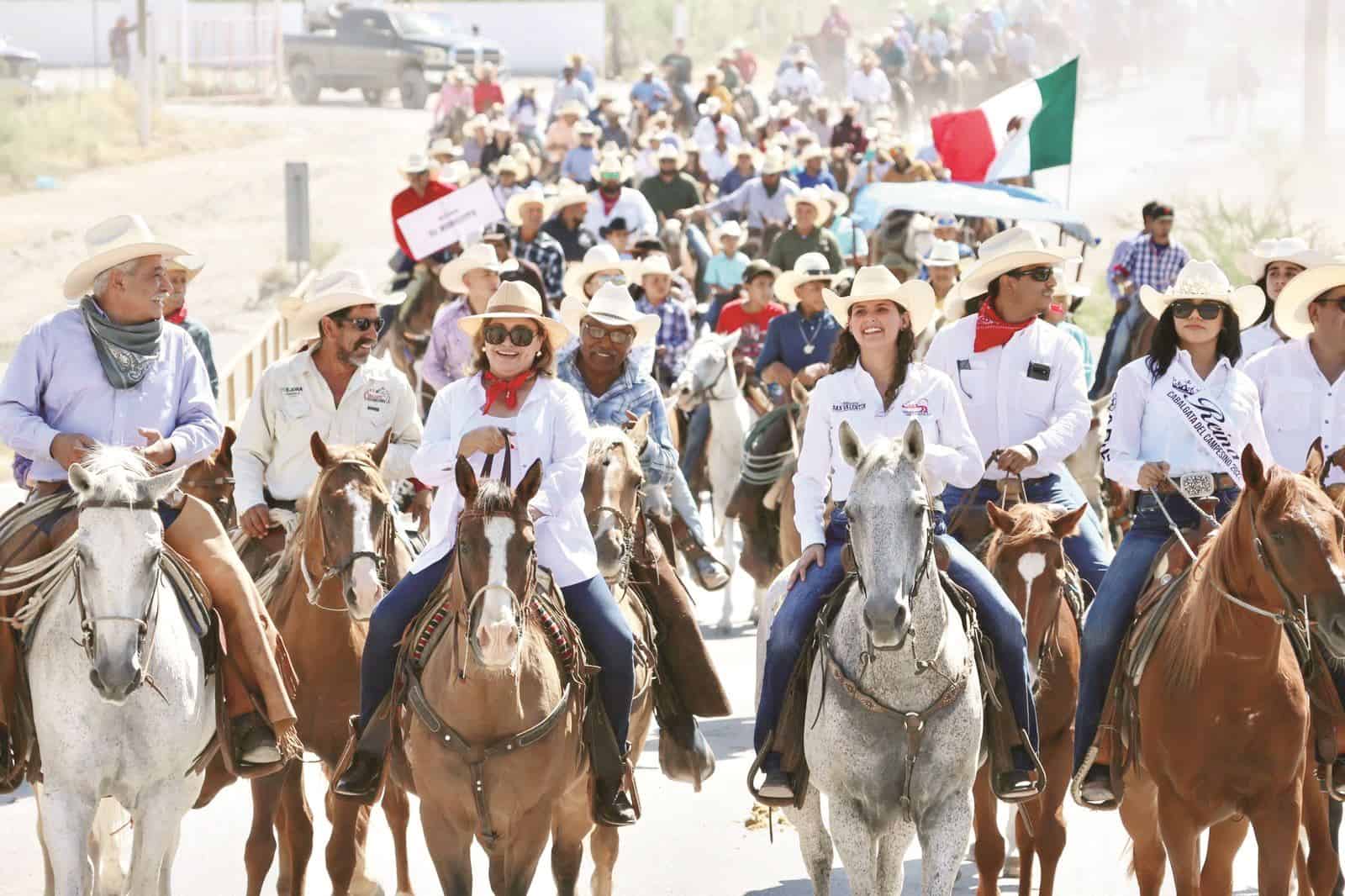 Finaliza exitosa XIV Cabalgata en Sabinas