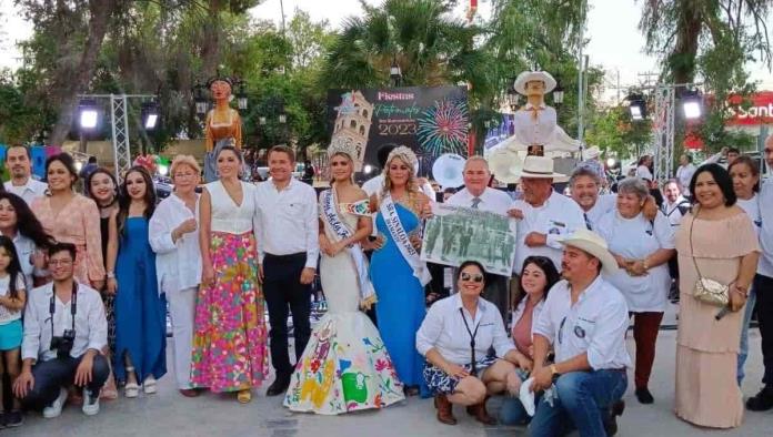 Visita reina de belleza a sambonenses