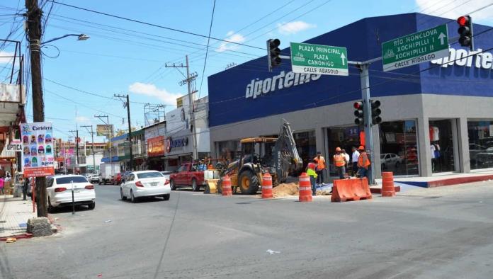 Inicia SIMAS obra en la calle Hidalgo